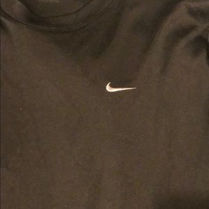Black Nike long sleeve dri fit shirt